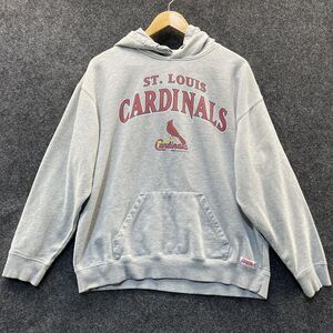 Stitches St Louis Cardinals Hoodie Sweatshirt Pullover Men's XL MLB Baseball